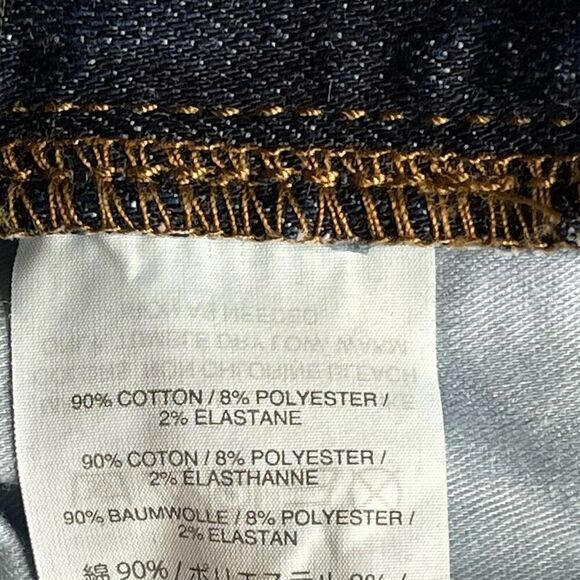 J. Crew High Rise Frayed Hem Vintage Straight Jeans (Mayville Wash) - 27 - Picture 9 of 9